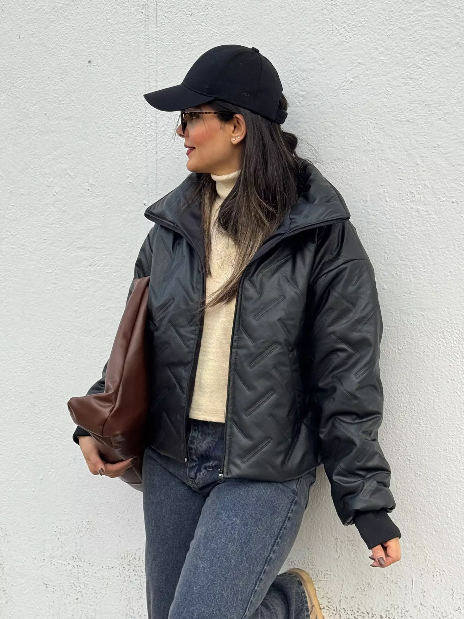 کاپشن چرم تیلور Teylor